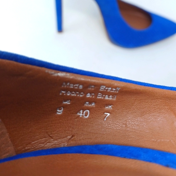 ALDO Kristina Colbalt Royal Stiletto Pumps Women's 9 - Picture 8 of 9